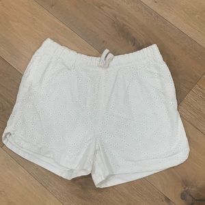 Cat and jack girls white shorts size xl (14-16)